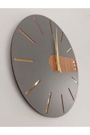 Moderne, stilvolle, rustikale VIP-Wanduhr mit dekorativen Schichten, 40 cm - 4