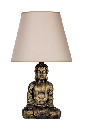 Moderner Design-Buddha-Lampenschirm Gold-Beige qdecabjbuda013 - 1