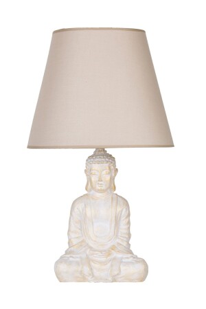 Moderner Design-Buddha-Lampenschirm WeißGold-Beige qdecabjbuda010 - 1