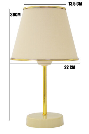 Moderner Lampenschirm aus cremefarbenem Gold-Saphir ABS-5100KG - 5