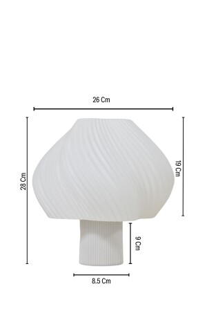 Moderner weißer Lampenschirm von Creamaura - 5