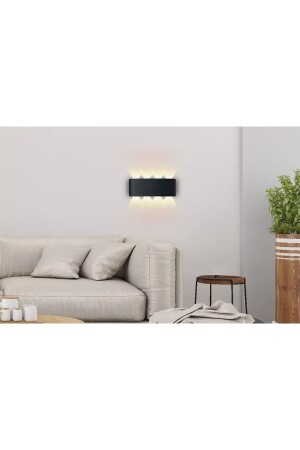 Modernes Design, importierte LED-Wandleuchte für den Innen- und Außenbereich, stilvolle Optik - 3