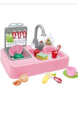 Modernes Spielzeug für die Küchenspüle in rosa Farbe zaxzox25 - 1