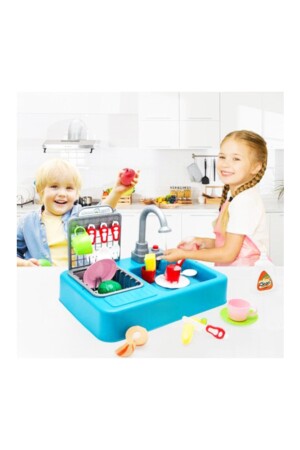 Modernes Spielzeugwaschbecken mit Wasserhahn TYC00196251369 - 2