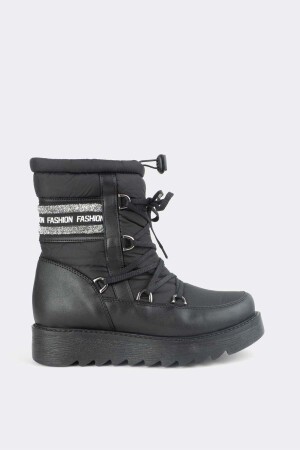 Modische Damen-Schneestiefel mit Schnürdesign 01463KKBT0001-1 - 1