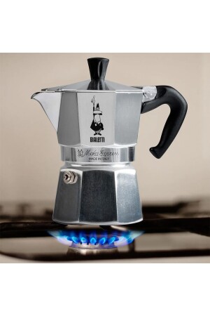 Moka Express 4 Cup Mokapot ( Moka Express 4 Cup Classic Aluminum Moka Pot) 15176 - 6