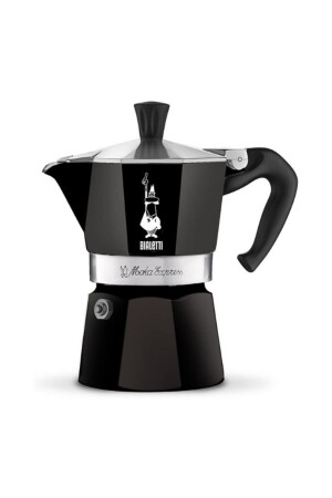 Moka Express Black 3 Cup (Moka Express 3 Cup Black Aluminium Moka Pot) - 1