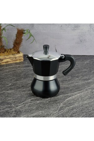 Moka-Kaffeekanne, 3 Tassenhalter THN66009 - 1