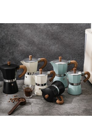 Mokapot Coffeehutt Bigg Coffee Hes-6 Kaffeezubereitung Kaffeeausrüstung Italienische Filterkaffeemaschine mkp12 - 3