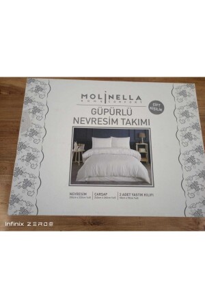 Molinella Guipure-Doppelbettbezug-Set 8682826033367 - 5