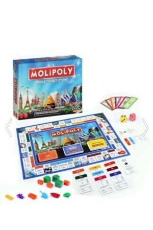 Molipoly Monopoly Metropol Mega City Immobilienhandelsspiel poly1 - 5