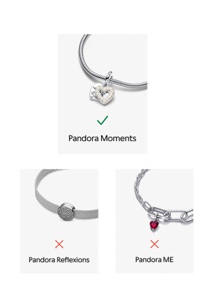 Moments Armband aus 925er Sterlingsilber mit Zylinderclip - 8