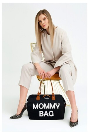 Mommy Bag 3d Anne Bebek Bakım Ve Kadın Çantası - Beyaz Baskı BEYAZBASKIMOMMYBAG - 1