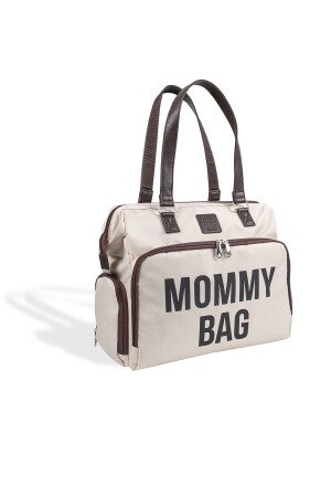 MOMMY BAG ANNE BEBEK BAKIM ÇANTASI KREM - 5