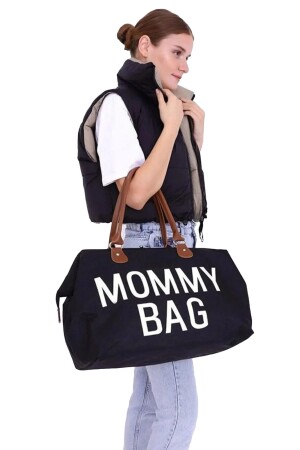 Mommy Bag Anne Bebek Bakım Çantası Termal Biberonlu - 5