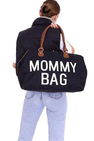 Mommy Bag Anne Bebek Bakım Çantası Termal Biberonlu - 6