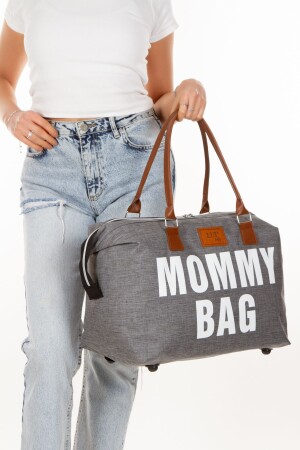 Mommy Bag Anne Bebek Bakım Çantası Termal Biberonlu - 4