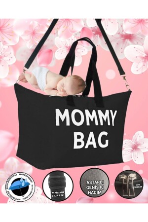 Mommy Bag Baskılı Omuz Askılı Bebek Bakım Çantası Astarlı SEVBAGS MOMMY BAG ASTARLI - 3