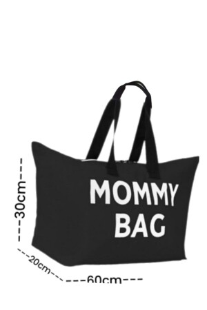 Mommy Bag Baskılı Omuz Askılı Bebek Bakım Çantası Astarlı SEVBAGS MOMMY BAG ASTARLI - 8