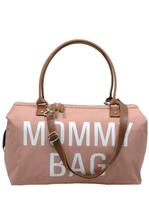 Mommy Bag Exclusive Tasarım 2 Li Set Pudra Baby Anne Bebek Bakım Ve Kadın Çantası AYB-MB3CDZM - 5