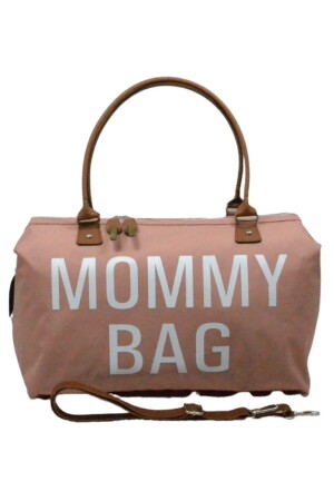 Mommy Bag Exclusive Tasarım 2 Li Set Pudra Baby Anne Bebek Bakım Ve Kadın Çantası AYB-MB3CDZM - 6