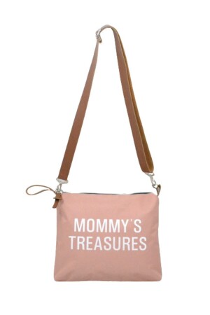 Mommy Bag Exclusive Tasarım 2 Li Set Pudra Baby Anne Bebek Bakım Ve Kadın Çantası AYB-MB3CDZM - 7