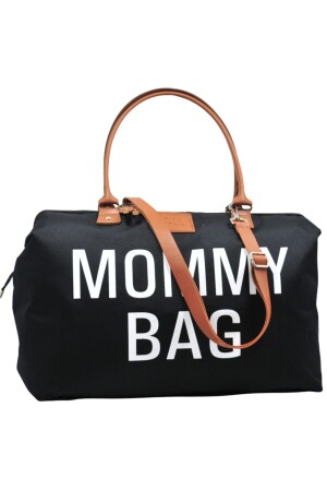 Mommy Bag Exclusive Tasarım 3'lü Set Siyah Baby Anne Bebek Bakım ve Kadın Çantası AYB-MB3CY - 3