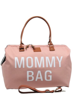 Mommy Bag Tasarım 3 Lü Set Pudra Baby Anne Bebek Bakım Ve Kadın Çantası AYB-MB3CY - 6