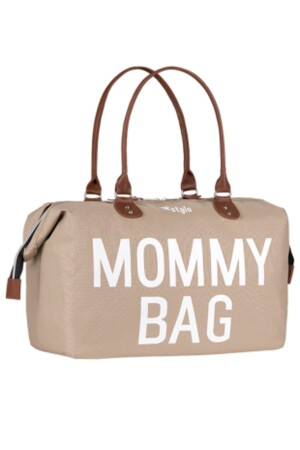 Mommy Bag Usa Anne Bebek Bakım Ve Kadın Çantası - Bej - 1