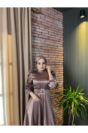 Mona Hijab Abendkleid Dusty Rose - 1