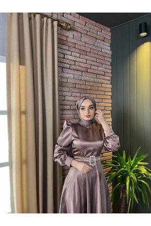 Mona Hijab Abendkleid Dusty Rose - 2