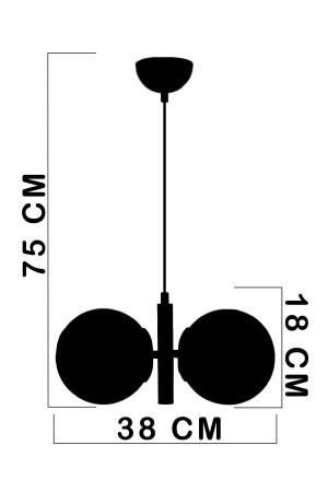 Monera Antik-Kronleuchter aus beschichtetem Rauchglas 10146202 - 4