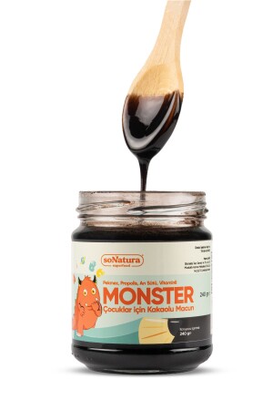 Monster Kids Paste für Kinder (MIT PROPOLIS-GELEE UND VITAMINEN) 240 Gr. - 5