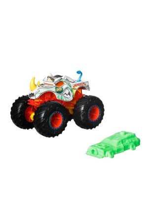 Monster Trucks 1:64 Arabalar Rhinomite Branco 1:64 Hcp74 Mattel HCP74 - 3