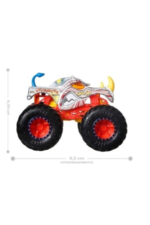 Monster Trucks 1:64 Autos Rhinomite Branco 1:64 Hcp74 Mattel HCP74 - 7