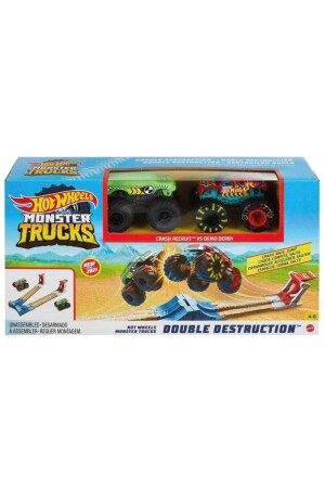 Monster Trucks Çifte Çarpışma 3'ü1 Arada Oyun Seti Gyc80 U333634 - 1