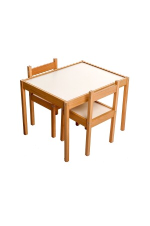 Montessori-Holztisch- und Stuhlset BYT-3499 - 3