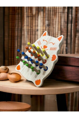 Montessori Katze Holz Bultak Lernspielzeug - 1