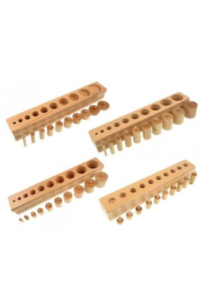 Montessori-Zylinder mit Griff md8921 - MontessoriMağazası