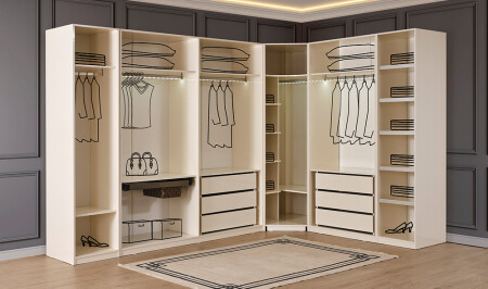 Mood Eckgarderobe in Ecru - 3