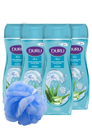 Moods Deniz Mineralleri & Aloe Vera Duş Jeli Duş Lifi Ile Birlikte 4x450ml - 2