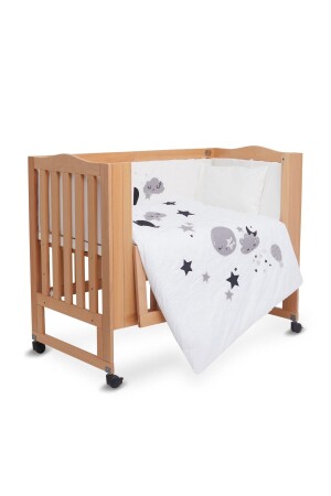 MNZ-Moon طواف 50*90 غطاء غطاء الأطفال مجموعة 7 قطعة مجموعة النوم ntr204 - Natureza