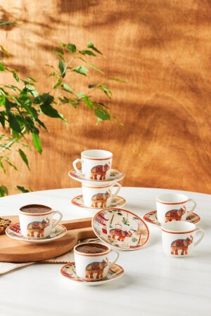 Moris Kaffeetassen-Set für 6 Personen 80 ml 153. 03. 05. 0286 - 2