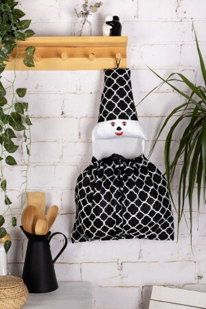 حامل حقيبة مرنة متعددة الأغراض - منظم ديكوراتي لطيف للحقائب الملحفز المطبخ & الأسود - Morlay