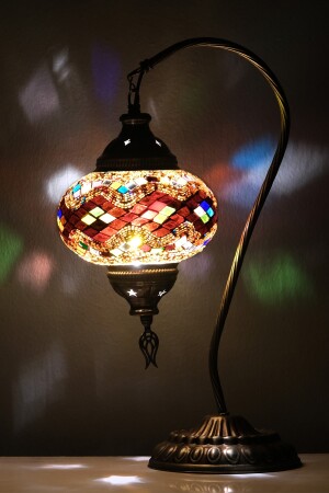 Mosaik selbstgemachte Tischlampe, authentische Wohnbeleuchtung, dekorative Tischlampe, Nachttischlampe KUGU0301 - 2
