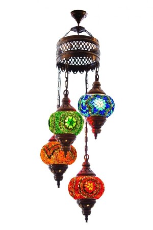 Mosaiklampe 4er Set Nr. 2 Glas ST40012 - 1