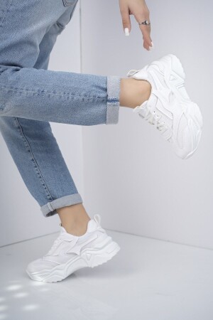 Mosina Bağcıklı Ultra Rahat Kadın Sneaker - 4