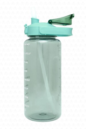 Motivationswasserflasche 2 Lt Grüne Wasserflasche, Wasserflasche, Wasserflasche SWB-002 - 3