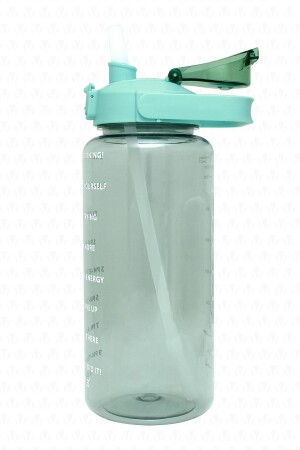 Motivierende Wasserflasche, 2 l, grün, Wasserflasche, Wasserflasche, Wasserflasche - 3