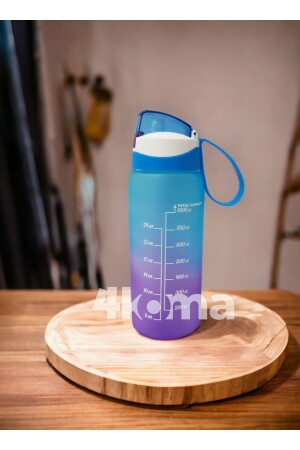 Motivierende Wasserflasche, Wasserflasche, 1 l Wasserflasche, Bpa-freie Wasserflasche, Wasserflasche, keine Farbe, TYC00546340423 - 3